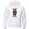 Cozy Teddy Bear Print Hoodie for Men ATHLEXES