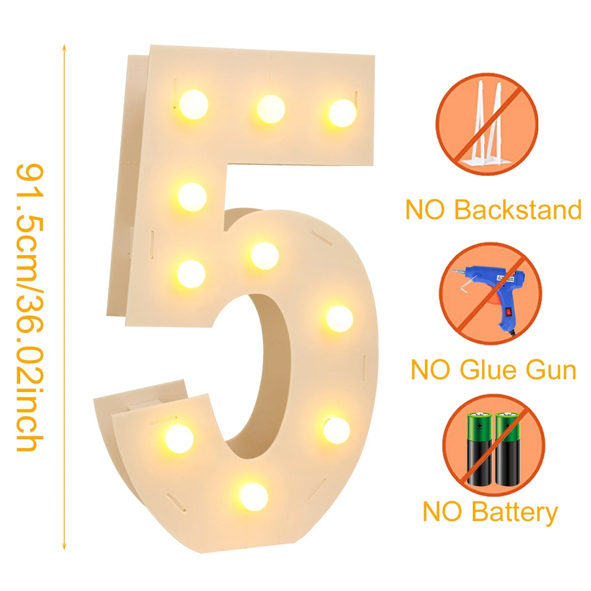 Giant LED Number Frame for Stunning Celebrations ATHLEXES