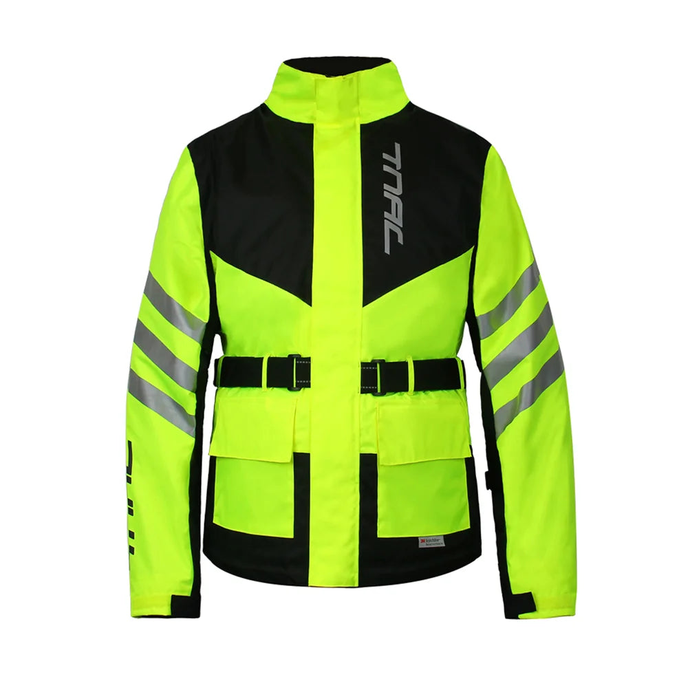 Reflective Waterproof Motorcycle Raincoat Suit ATHLEXES