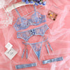 Luxe Floral Embroidery Lingerie Set ATHLEXES