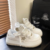 Star Design Lace Up Womenâ??s Platform Sports Sneakers ATHLEXES