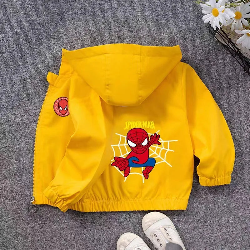 Spider-Man Boys Hooded Jacket for Kids ATHLEXES