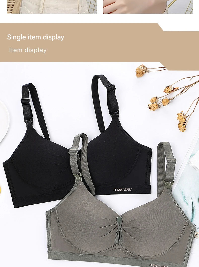 ComfortNest Seamless Nursing Bra for Moms ATHLEXES