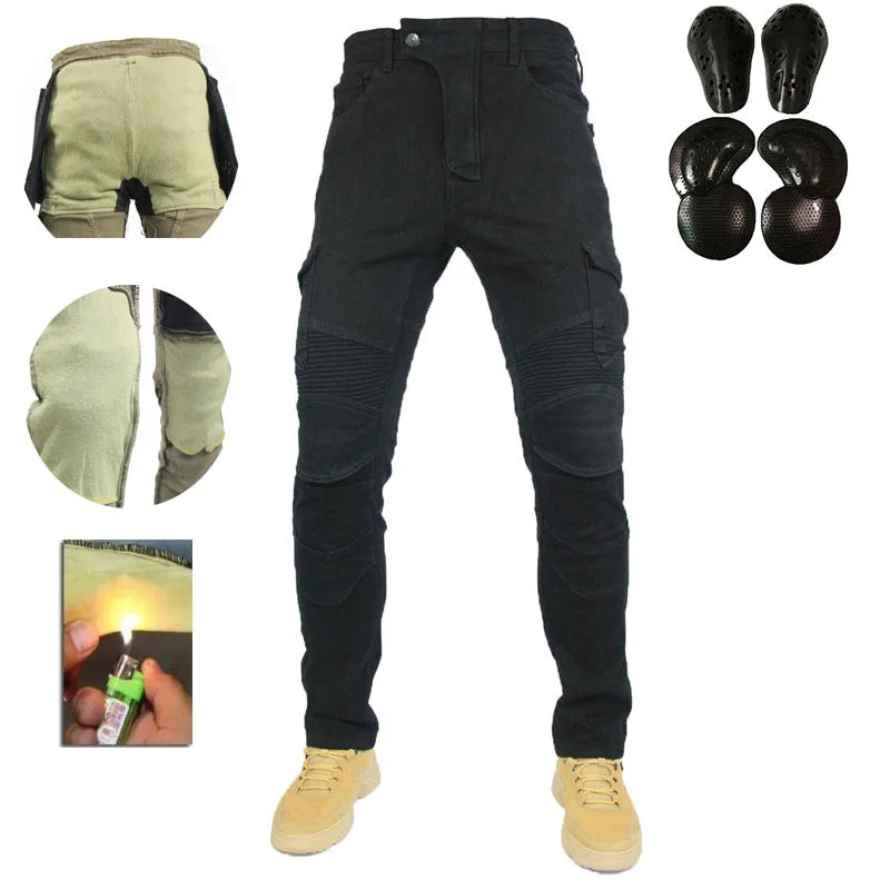 KevlarGuard Men's Motorcycle Riding Jeans ATHLEXES