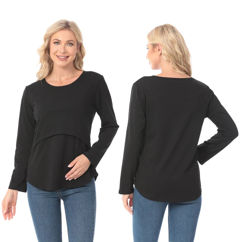 Maternity Comfort Stretch Tee for Breastfeeding ATHLEXES