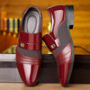 Classic Black Pointed Toe Leather Loafers for Men ATHLEXES