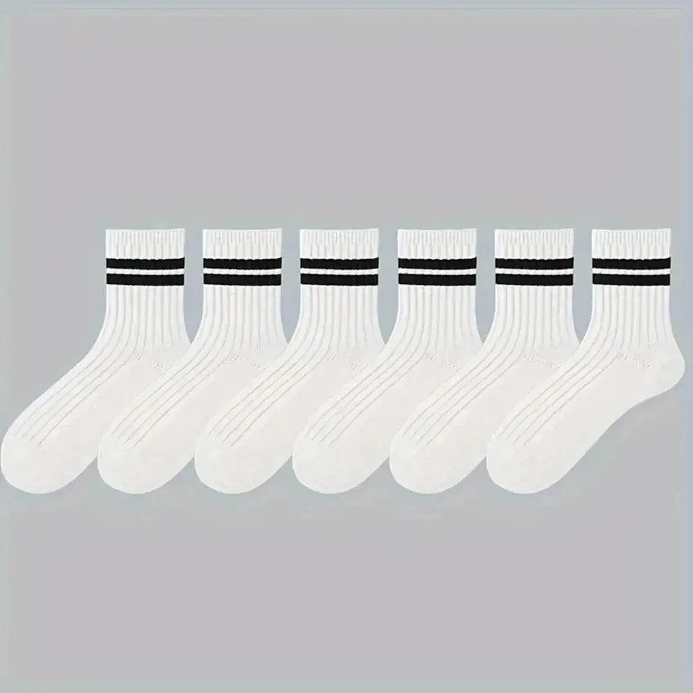Premium Men's Striped Casual Socks Set ATHLEXES