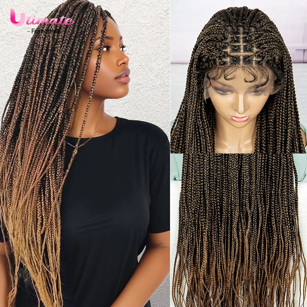 Radiant 36-Inch Micro Braided Lace Front Wig ATHLEXES