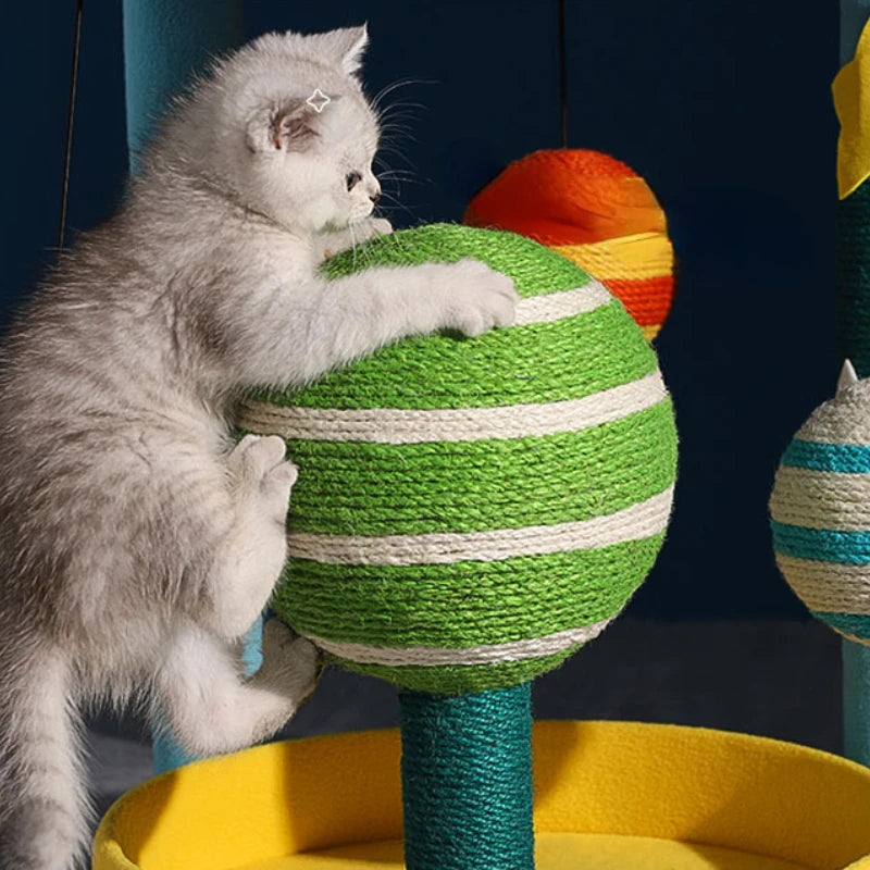 Creative Planet Cat Climb: Luxury Small Cat Tree Playground ATHLEXES
