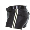 Urban Luxe PU Leather Shorts for Men ATHLEXES