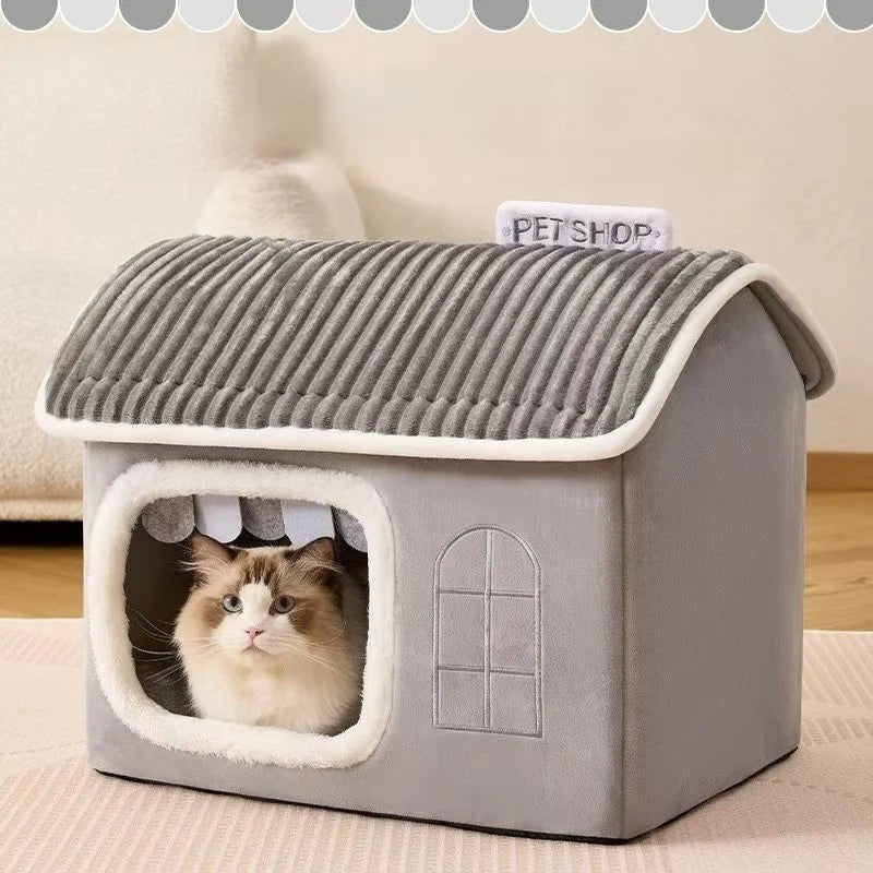 CozyNest Foldable Pet House ATHLEXES