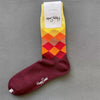 Happy Socks Men's Diamond Check Crew Socks for All Seasons ATHLEXES