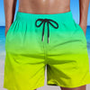 Men's Plus Size Gradient Beach Shorts for Summer Fun ATHLEXES