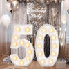 Radiant 4FT DIY Light Up Numbers for Celebrations ATHLEXES