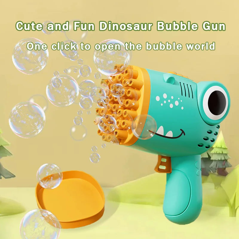 DinoBurst 40 Hole Electric Bubble Machine ATHLEXES