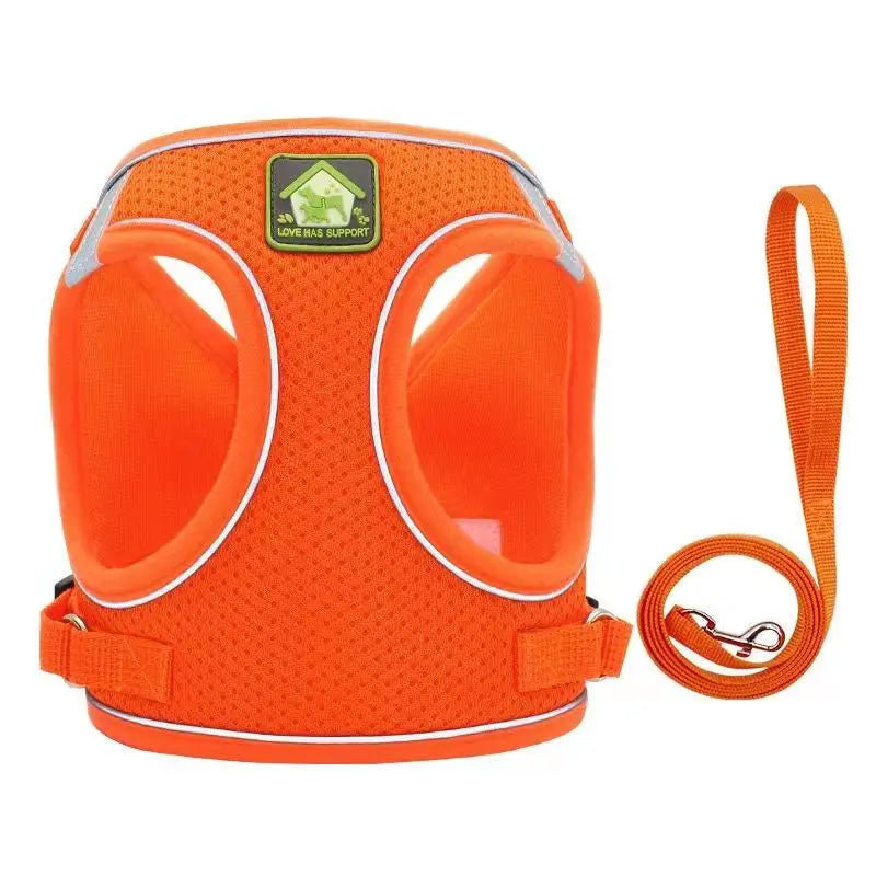 Reflective Cat Harness Set with Adjustable Leash for Small Pets ATHLEXES