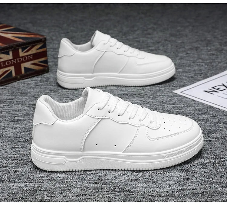 Cozok Breathable White Casual Sneakers for Men ATHLEXES