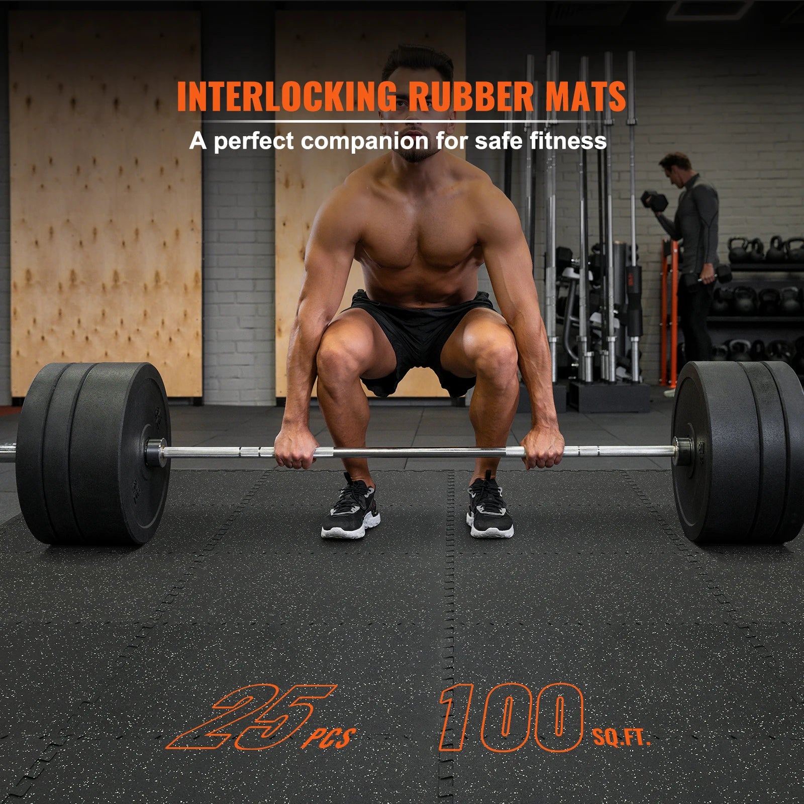 VEVOR Premium Interlocking Gym Floor Mats ATHLEXES
