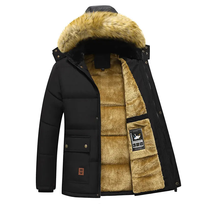 FleeceGuard Plus Size Winter Parka for Men ATHLEXES