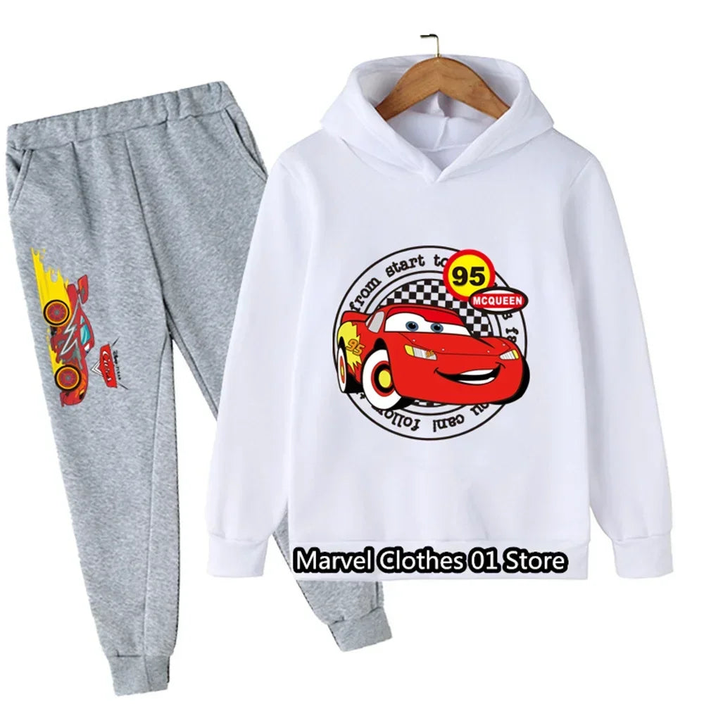 Lightning McQueen Kids Hoodie and Pants Set ATHLEXES