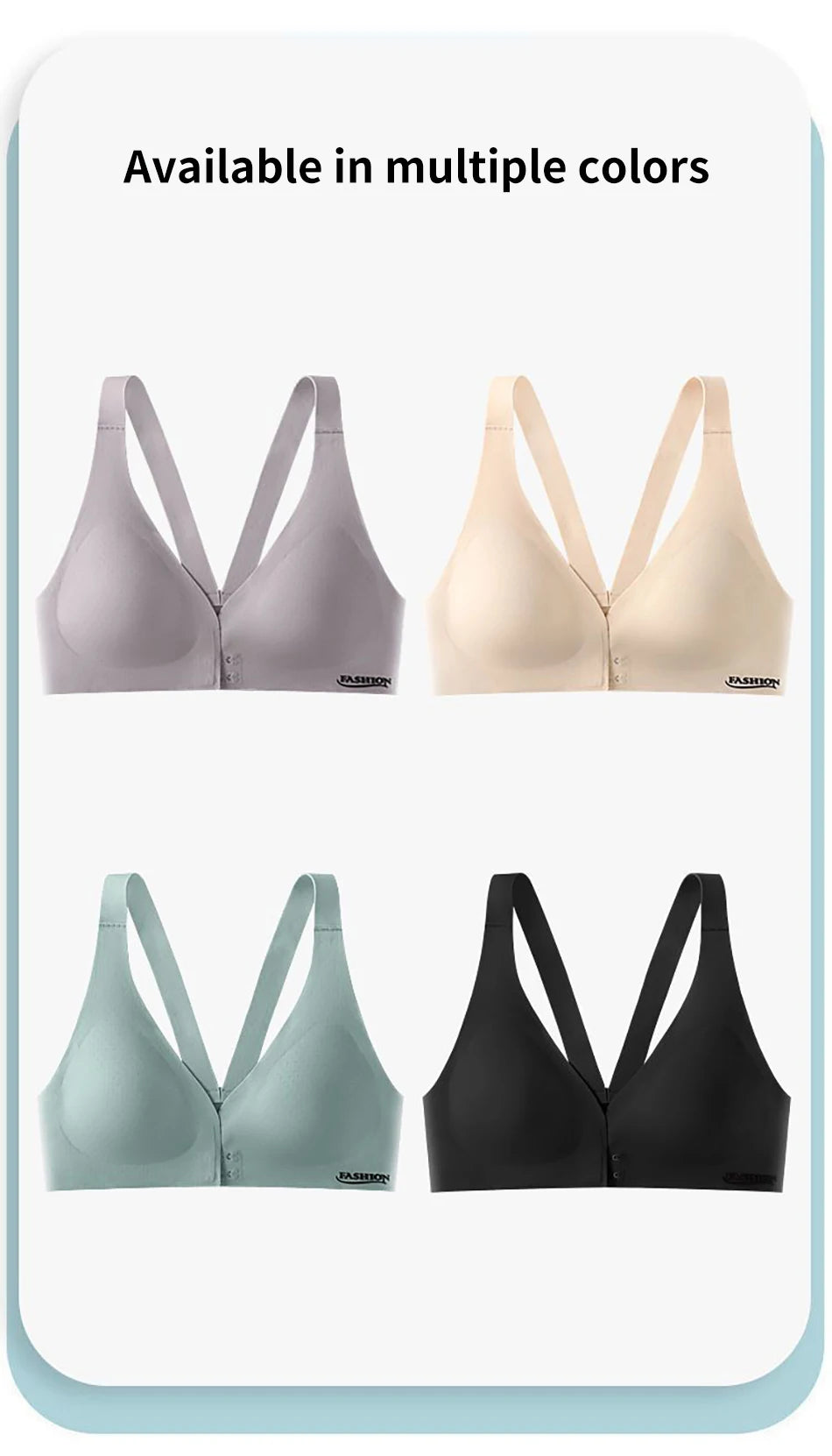 Chic Comfort Front-Clip Maternity Bralette ATHLEXES