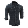 AutumnBlend Casual Denim Lapel Shirt ATHLEXES