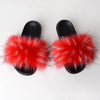 Luxury Faux Fur Slides for Women - Summer Comfort ATHLEXES