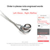 Eternal Rose Heart Necklace Gift Box Set ATHLEXES