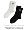 Hip-Hop Style Mid Length Socks - 2 Pairs Fashion Set ATHLEXES