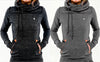 Autumn Chic Embroidered Pocket Hoodie ATHLEXES