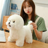 Adorable Plush Bichon Frise Dog Doll Toy ATHLEXES
