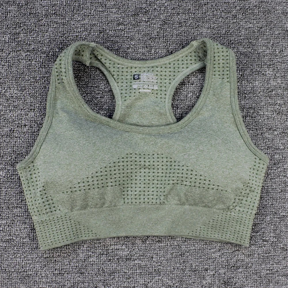 Seamless DotFit Women's Support Sports Bra ATHLEXES