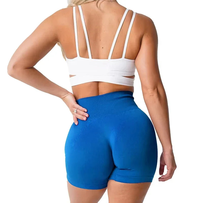TKITK Seamless Soft Spandex Workout Shorts ATHLEXES