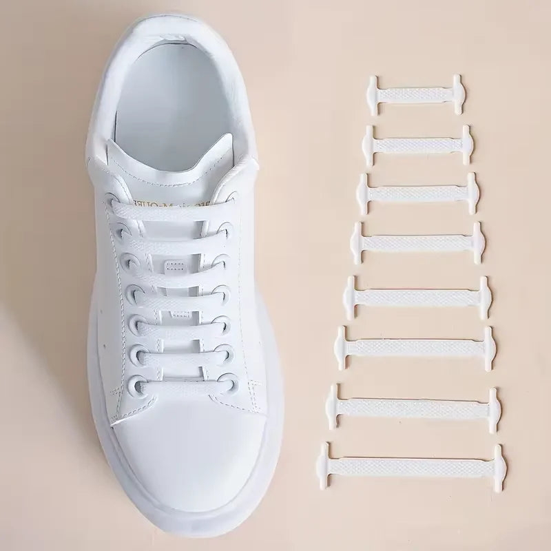 No-Tie FlexiShoelaces 16pcs for Sneakers & Sports ATHLEXES