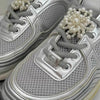 Elegant Pearl Bow Pendant Keychain for Handmade Sneakers ATHLEXES