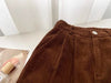 Chic Retro High Waist Corduroy Pants for Timeless Style ATHLEXES