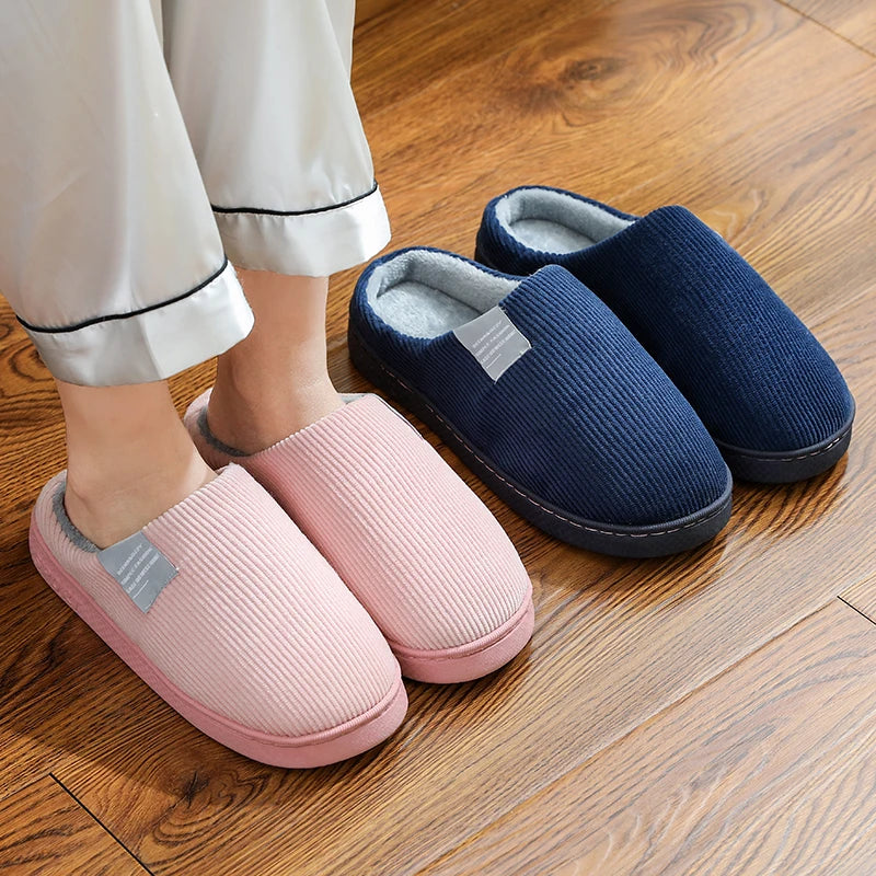 CozyFluff Plush Winter Slippers for Couples ATHLEXES