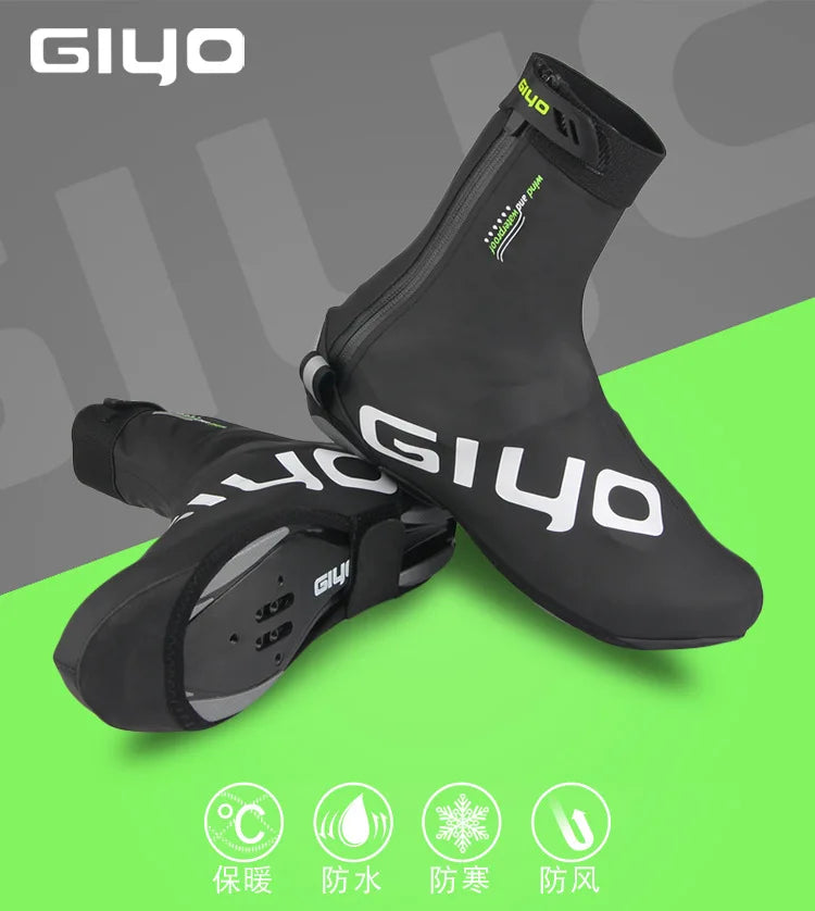 FleeceGuard Waterproof Cycling Overshoes for All-Weather Protection ATHLEXES