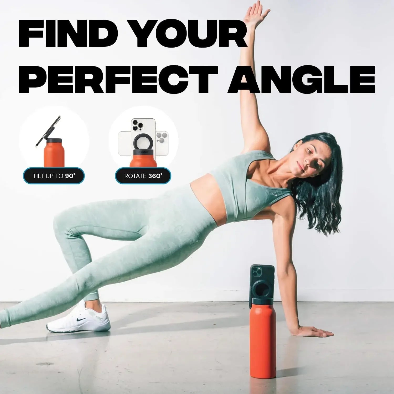 ThermaGrip Stainless Steel Sports Bottle ATHLEXES