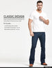 LGRGC Men's Warm Stretch Denim Boot Cut Jeans ATHLEXES