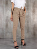 Chic Chiffon High Waist Slim Fit Pants for Women ATHLEXES