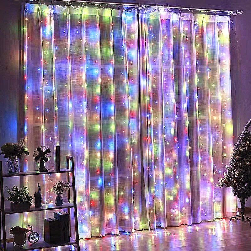 FairyGlow 8 Mode LED Curtain String Lights ATHLEXES