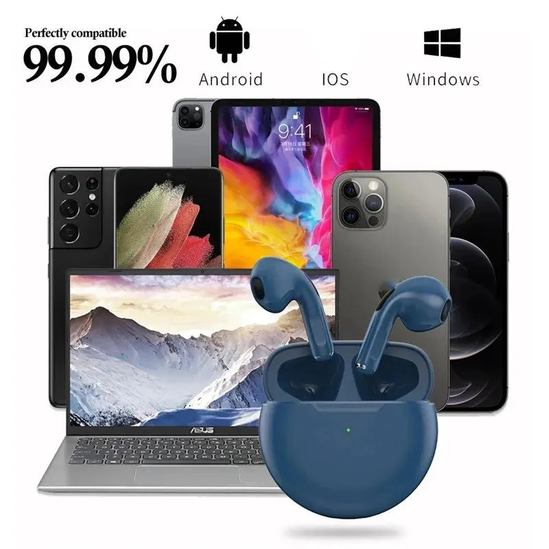 Air Pro 6 Mini TWS Bluetooth Earbuds with Mic ATHLEXES