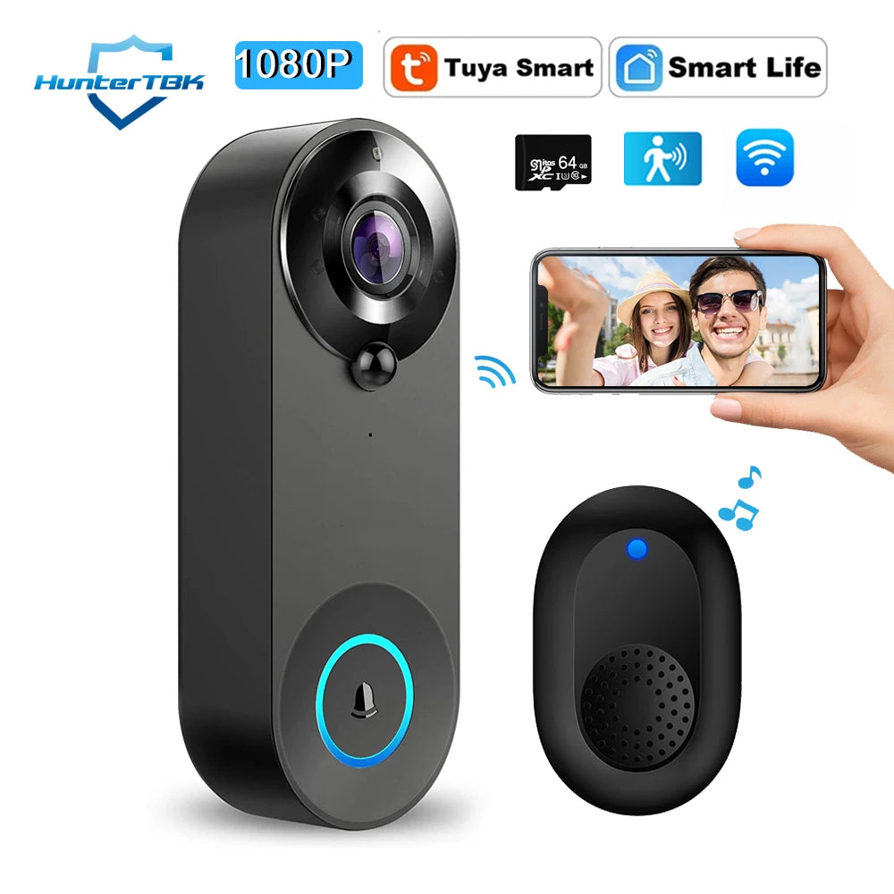 SmartGuard 1080P WiFi Video Doorbell Camera ATHLEXES