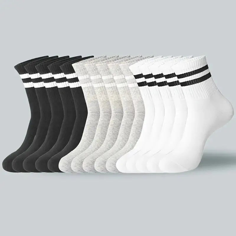 Men's Breathable Business Socks - 6 Pairs Set ATHLEXES