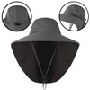 SunGuard Wide Brim Outdoor Hat with Neck Flap ATHLEXES
