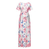 BloomEase Floral Maternity Maxi Dress ATHLEXES