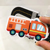 Sticky Wall City Traffic Bath Toy Set for Kids ATHLEXES