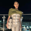 Goddess Glam Metallic Corset Top ATHLEXES
