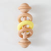 EcoBaby Wooden Rattles and Silicone Teether Set for Infants ATHLEXES